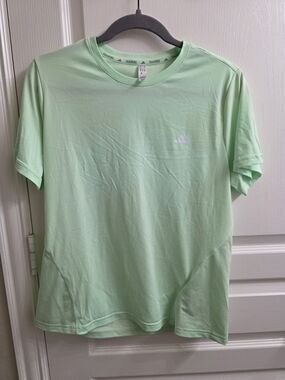 adidas Light Mint Green Short Sleeve Training Tee